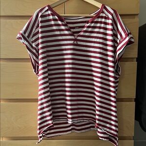 Aerie Striped Boxy Top